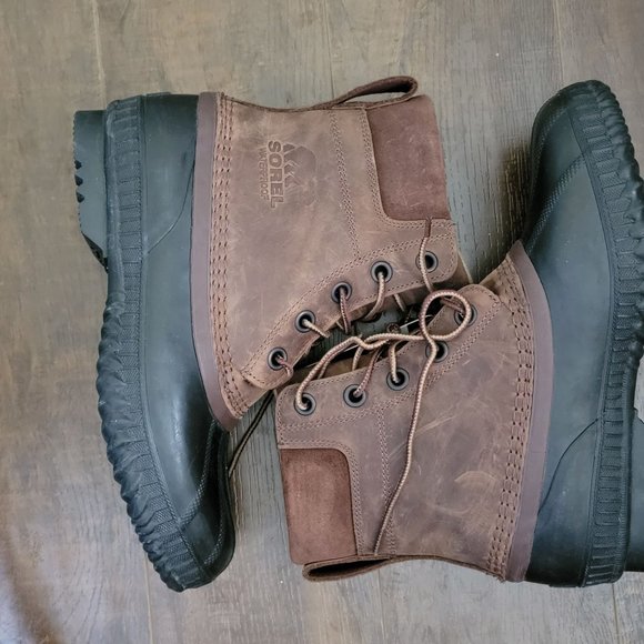 NEW Sorel Cheyanne II Winter Boot Mens 8 Womens 9.5 Waterproof Brown Leather main image 6